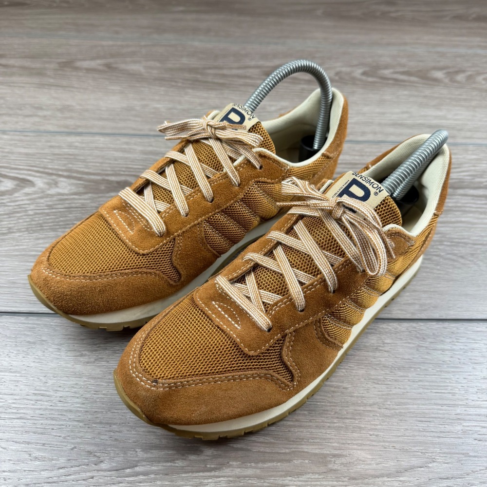 Bensimon Womens Sneaker Suede Mesh Low Top Brown 9.5
